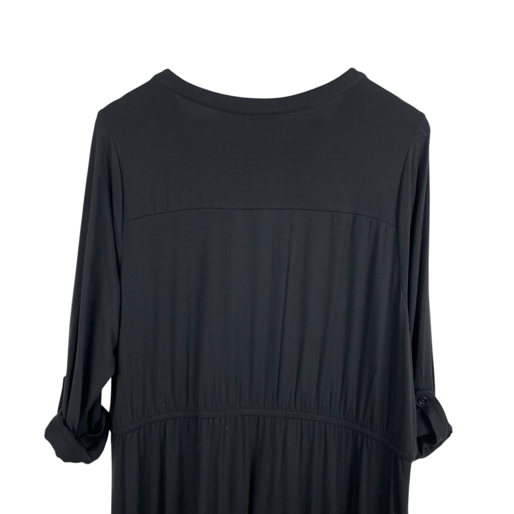 Market & Spruce | Lany Black Knit Shirt Dress New — image 6 of 8